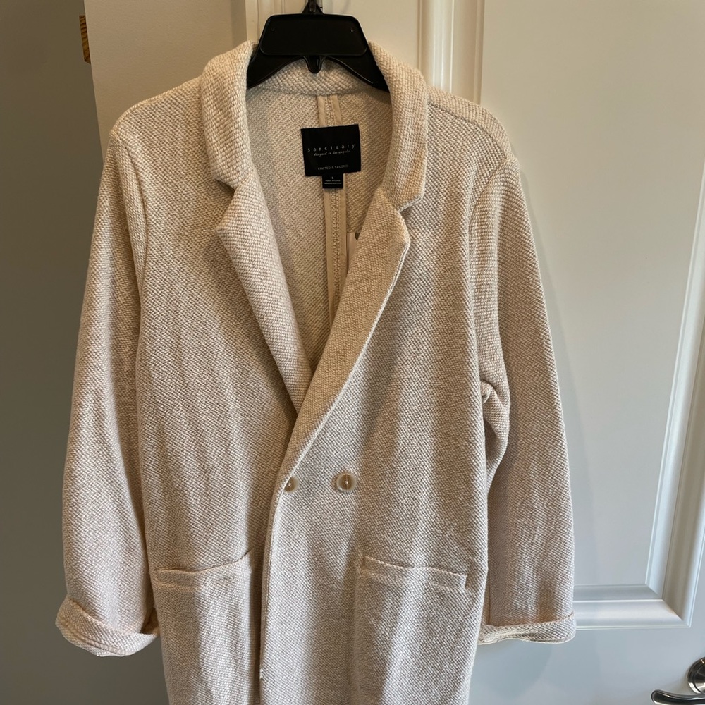 Women’s Sanctuary Knit Longline Blazer. NWT Size L